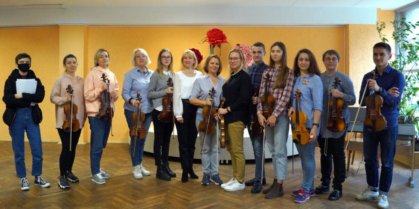 На концерте скрипичной музыки